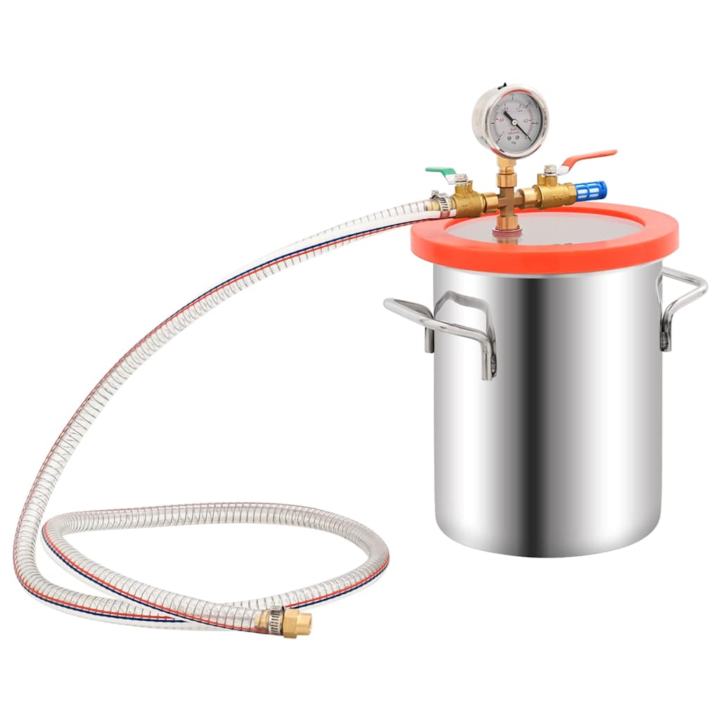 Vacuum Chamber Stainless Steel 5.5 L