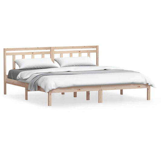 Bed Frame without Mattress Super King Solid Wood