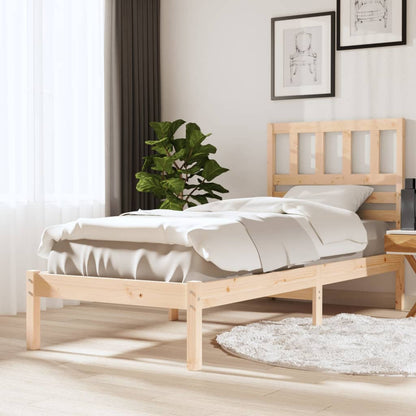 Bed Frame | Wooden | Solid Pine Wood | Small Single | Bed Frame