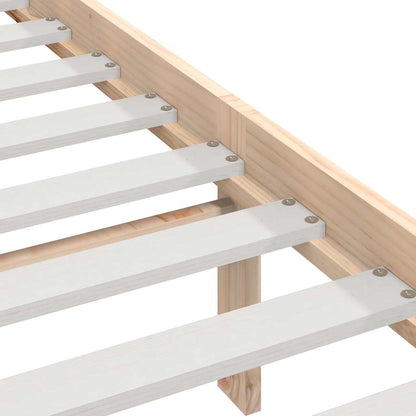 Bed Frame | Natural | Solid Pine wood | Single | Bed Frame | Rectangular