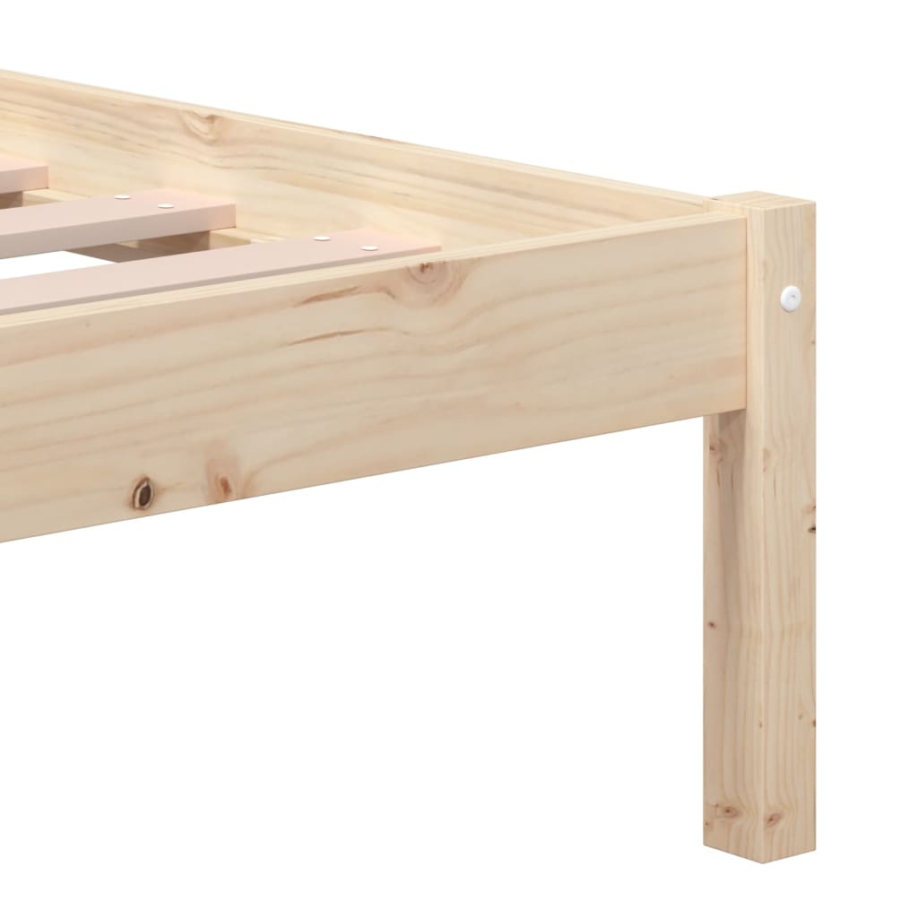 Bed Frame | Natural Pine | Solid Pine Wood | Double | Durable | Bed Frame