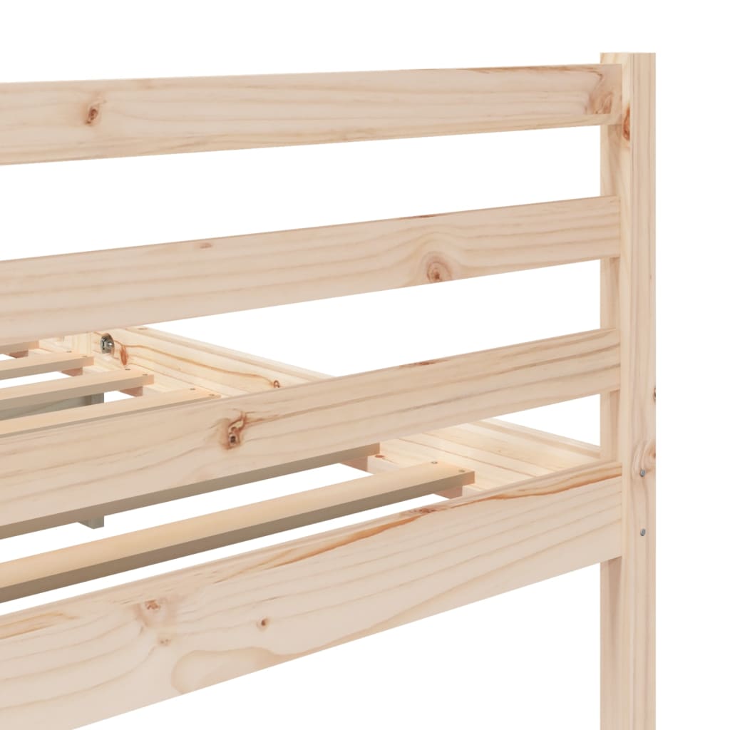 Bed Frame | Natural wood | Solid pine wood | Single | Durable | Bed Frame