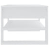 Coffee Table White 102x55x45 cm Engineered Wood