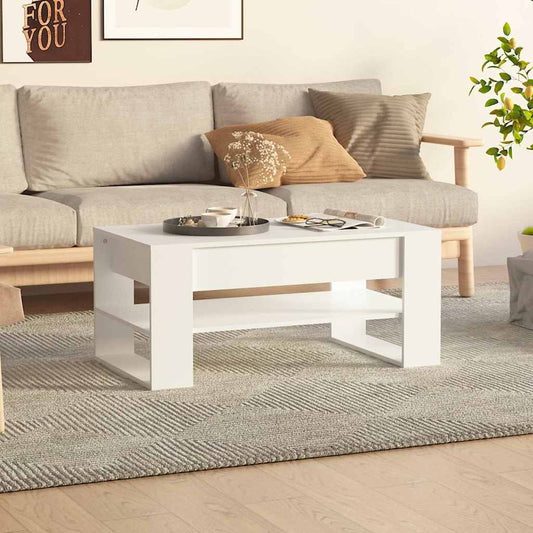 Coffee Table | White | Engineered Wood | Medium | Coffee Table