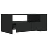 Coffee Table Black 102x55x42 cm Engineered Wood