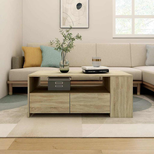 Coffee Table | Sonoma oak | Engineered wood | Medium | Coffee Table
