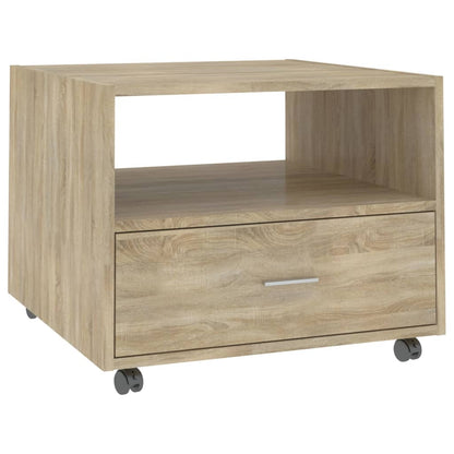 Coffee Table Sonoma Oak 55x55x40 cm Engineered Wood