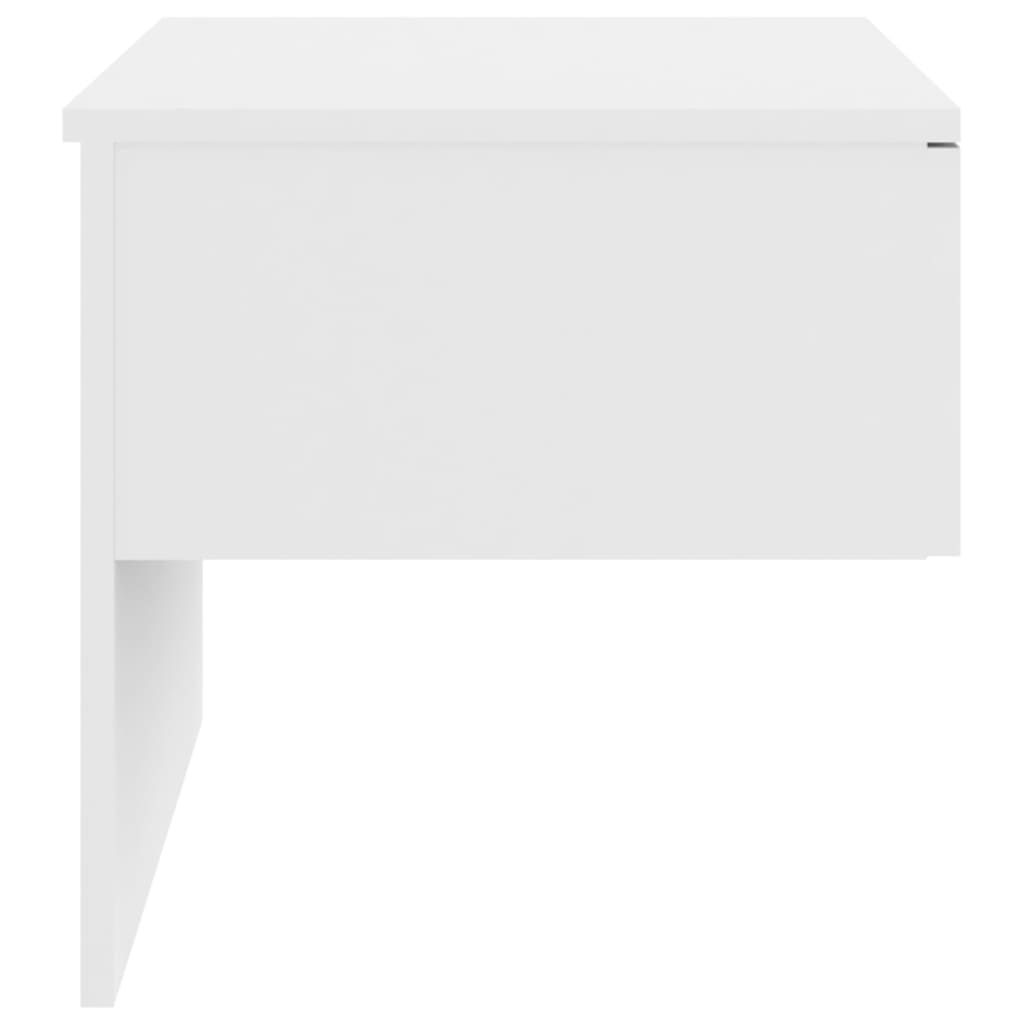 Wall-mounted Bedside Cabinet White