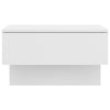 Wall-mounted Bedside Cabinets 2 pcs White