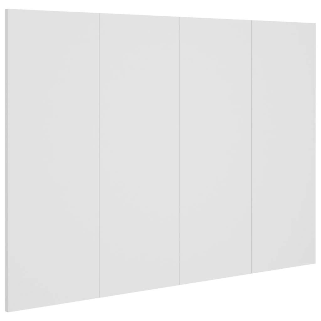 811025 vidaXL Bed Headboard White 120x1,5x80 cm Engineered Wood