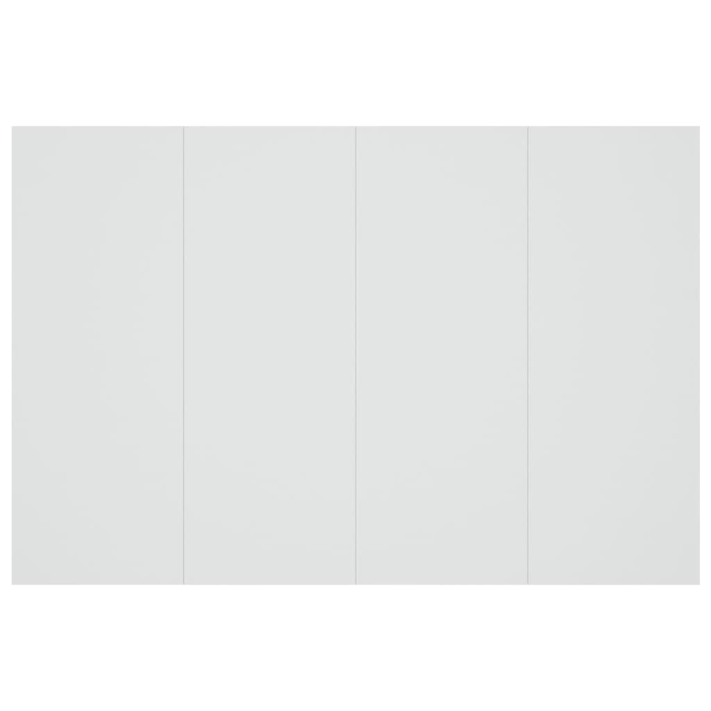 811025 vidaXL Bed Headboard White 120x1,5x80 cm Engineered Wood