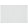 Bed Headboard White 120x1.5x80 cm Engineered Wood