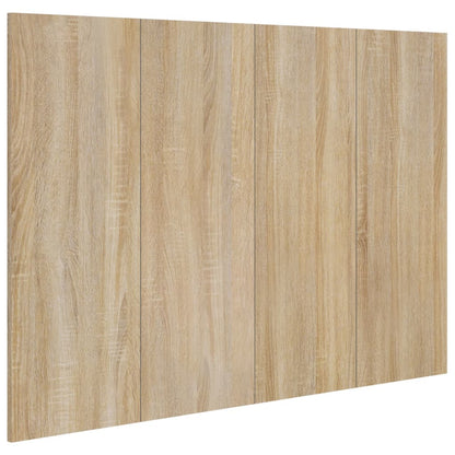 811028 vidaXL Bed Headboard Sonoma Oak 120x1,5x80 cm Engineered Wood