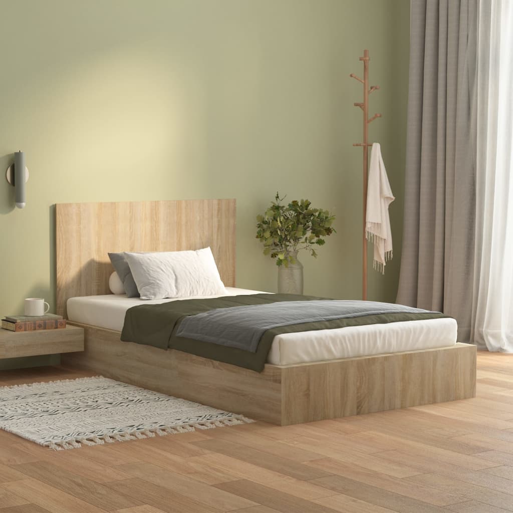 811028 vidaXL Bed Headboard Sonoma Oak 120x1,5x80 cm Engineered Wood