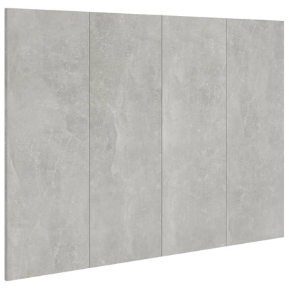 811029 vidaXL Bed Headboard Concrete Grey 120x1,5x80 cm Engineered Wood