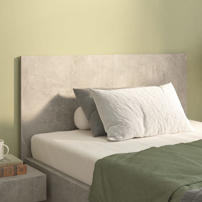 811029 vidaXL Bed Headboard Concrete Grey 120x1,5x80 cm Engineered Wood