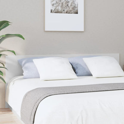 811043 vidaXL Bed Headboard White 200x1,5x80 cm Engineered Wood