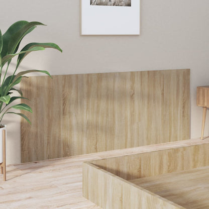 811046 vidaXL Bed Headboard Sonoma Oak 200x1,5x80 cm Engineered Wood