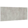 Bed Headboard Concrete Grey 200x1.5x80 cm Engineered Wood