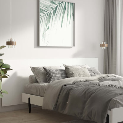 811052 vidaXL Wall Headboard White 240x1,5x80 cm Engineered Wood