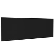 Wall Headboard Black 240x1.5x80 cm Engineered Wood