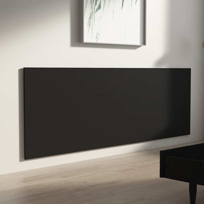 811053 vidaXL Wall Headboard Black 240x1,5x80 cm Engineered Wood