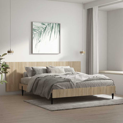 811055 vidaXL Wall Headboard Sonoma Oak 240x1,5x80 cm Engineered Wood