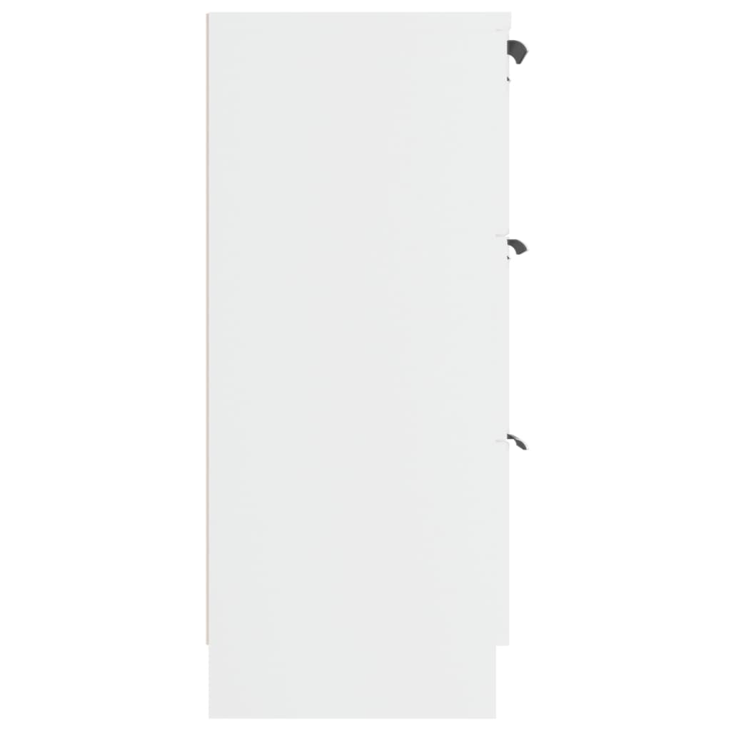 Sideboard White 60x30x70 cm Engineered Wood
