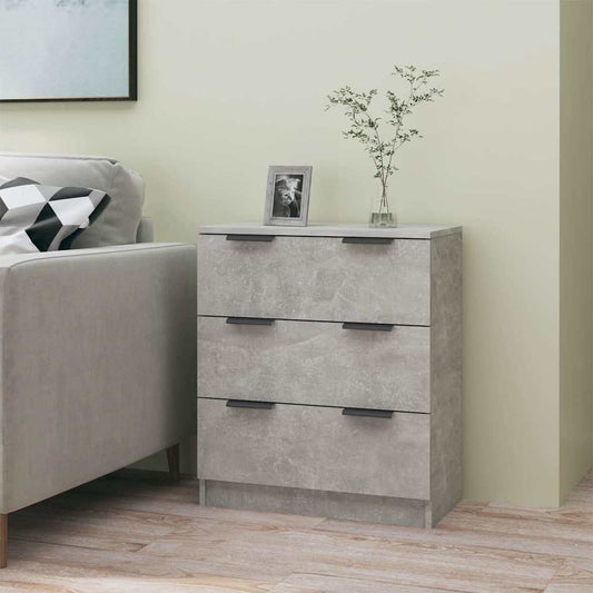 Sideboard | Concrete grey | Engineered wood | 60x30x70 cm | Sideboard