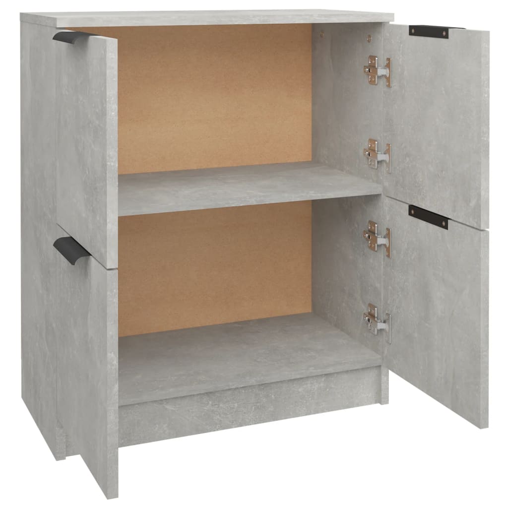 Sideboard Concrete Grey 60x30x70 cm Engineered Wood