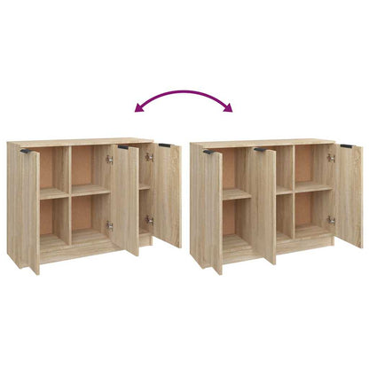 Sideboard Sonoma Oak 90.5x30x70 cm Engineered Wood