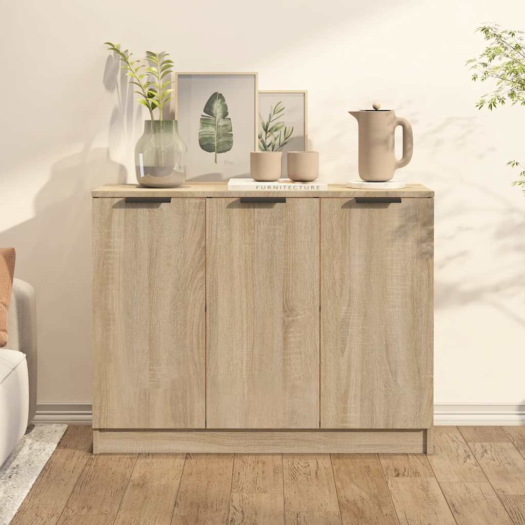 Sideboard Sonoma Oak 90.5x30x70 cm Engineered Wood