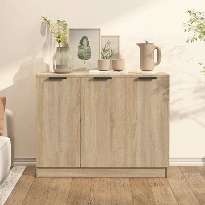 Sideboard Sonoma Oak 90.5x30x70 cm Engineered Wood
