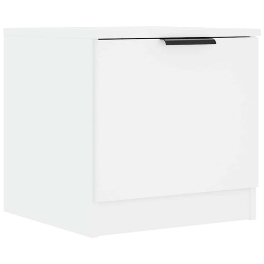811196 vidaXL Bedside Cabinet White 40x39x40 cm