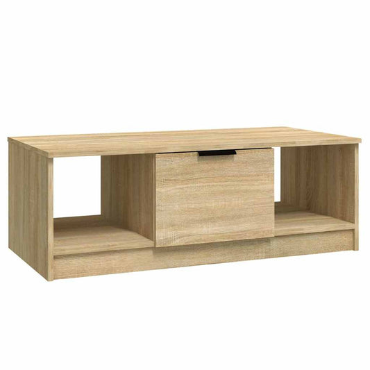 Coffee Table | Sonoma oak | Engineered wood | 102x50x36 cm | Coffee Table