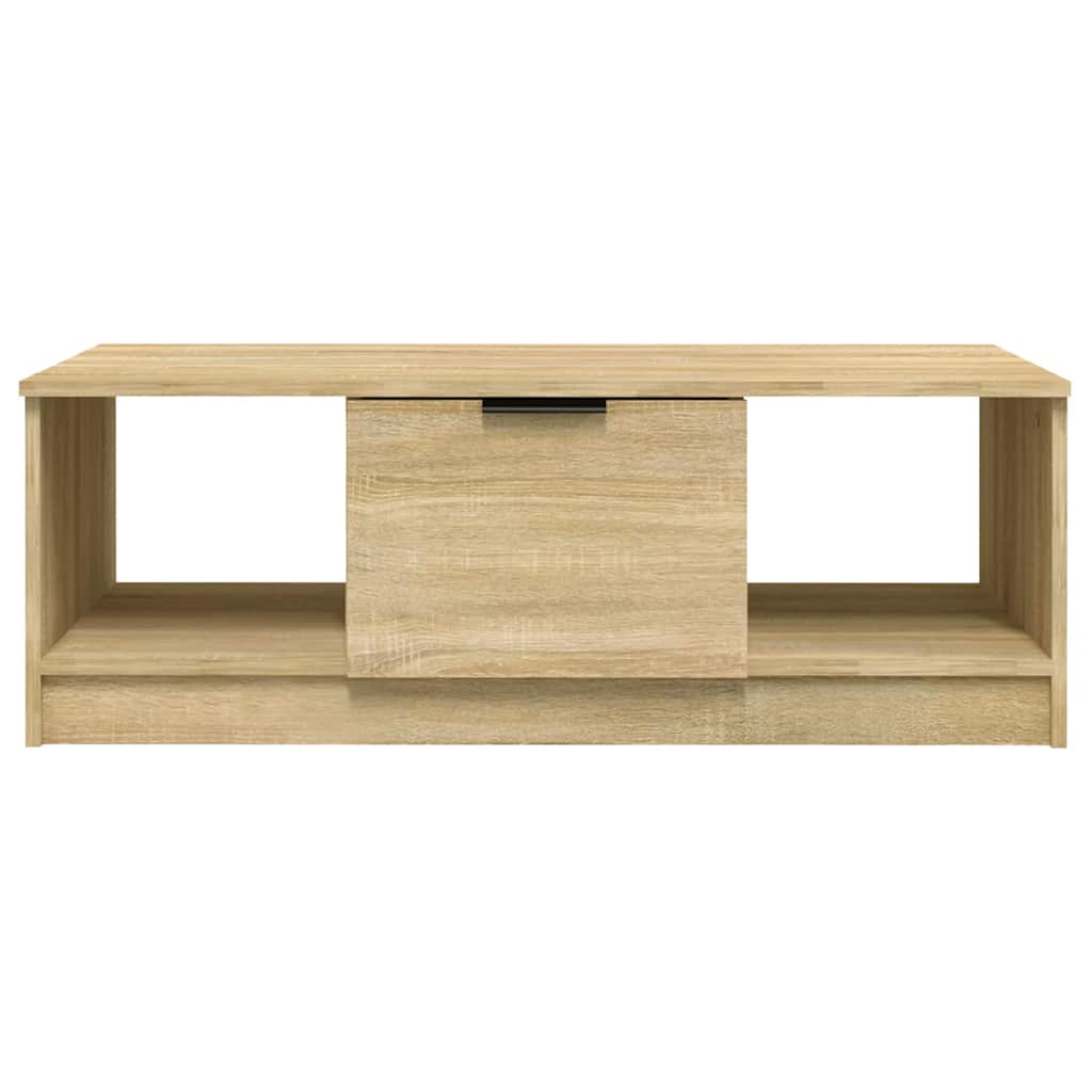 Coffee Table Sonoma Oak 102x50x36 cm Engineered Wood
