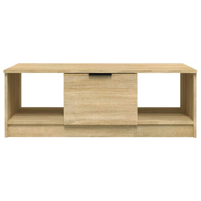 Coffee Table Sonoma Oak 102x50x36 cm Engineered Wood