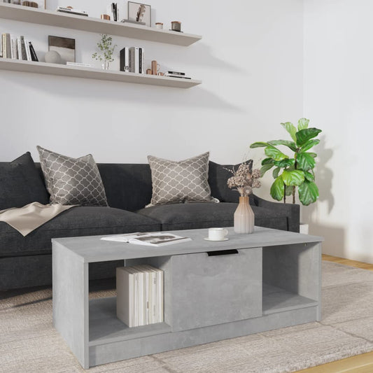 Coffee Table | Concrete grey | Engineered wood | Medium | Rectangular