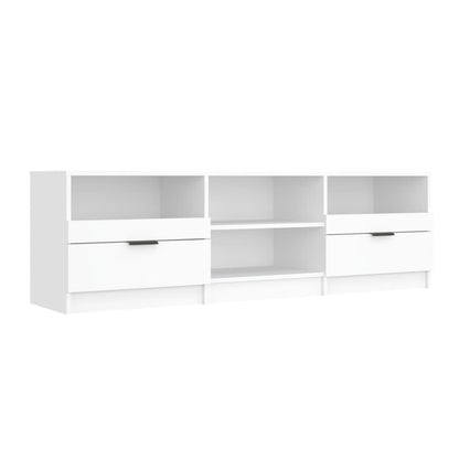 TV Cabinet | White | Engineered Wood | Medium | TV Cabinet | Rectangular