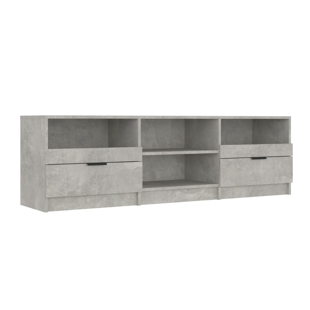 TV Cabinet | Concrete Grey | Engineered Wood | Medium | TV Stand