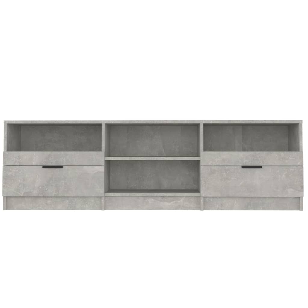 TV Cabinet | Concrete Grey | Engineered Wood | Medium | TV Stand