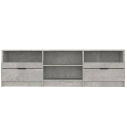 TV Cabinet | Concrete Grey | Engineered Wood | Medium | TV Stand