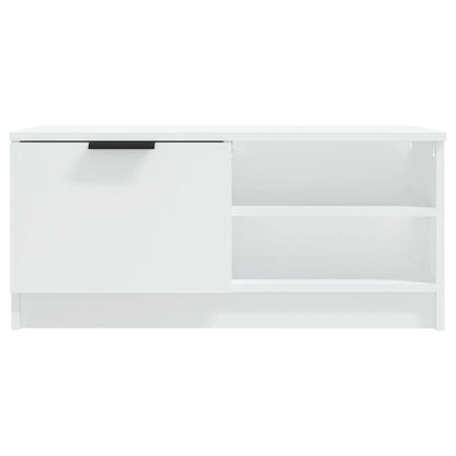 2 Piece TV Cabinet Set White 80x35x36,5 cm Engineered Wood