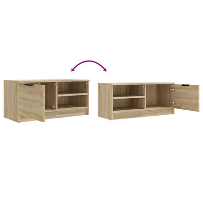 TV Cabinet Sonoma Oak 80x35x36,5 cm Engineered Wood