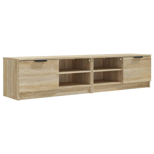 2 Piece TV Cabinet Set Sonoma Oak 80x35x36,5 cm Engineered Wood