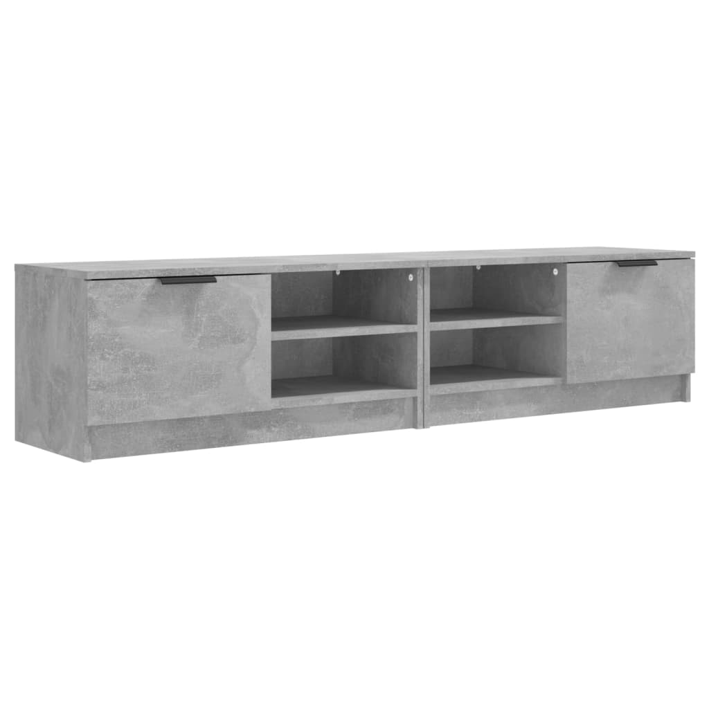 2 Piece TV Cabinet Set Concrete Grey 80x35x36,5 cm Engineered Wood