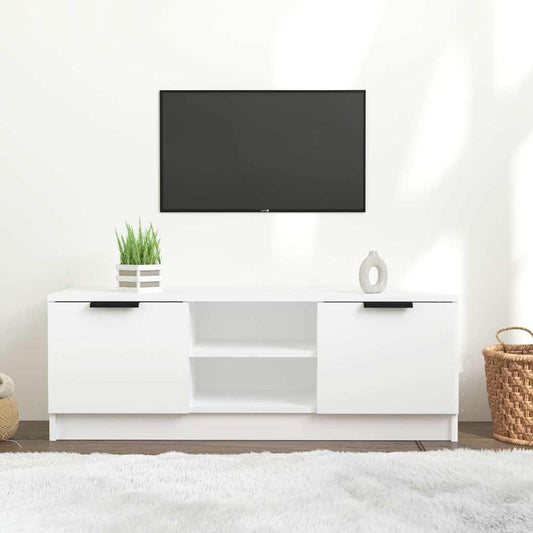 TV Cabinet | White | Engineered wood | Medium | Shelving | TV Cabinet
