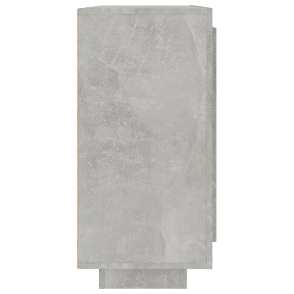 Sideboard Concrete Grey 92x35x75 cm Engineered Wood