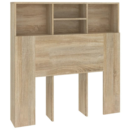 Headboard Cabinet Sonoma Oak 100x19x103.5 cm