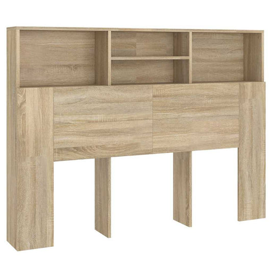 Headboard Cabinet Sonoma Oak 140x19x103,5 cm
